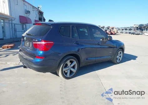 2017 BMW X3 Sdrive28I из США, поврежденный, VIN 5UXWZ7C32H0V86760